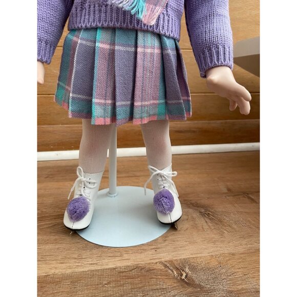 NWB Vintage 1992 Hamilton Collection Porcelain Doll CHRISTY ICE SKATER By Diane - Picture 7 of 8